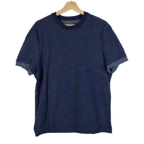Lululemon Roll Out Crew Hero Blue Battleship Athletic T-Shirt M - Picture 1 of 3